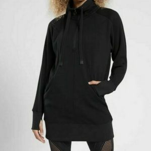 Athleta Cozy Karma 1/4 Zip Sweatshirt Dress